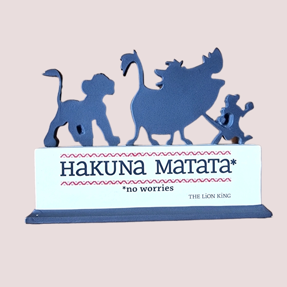 Disney Hallmark The Lion King Hakuna Matata SimbaTimon Pumba Silouette